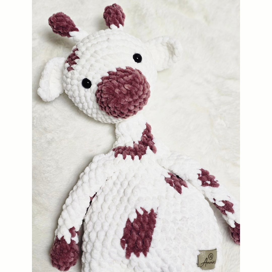 Rosy Giraffe Snuggler