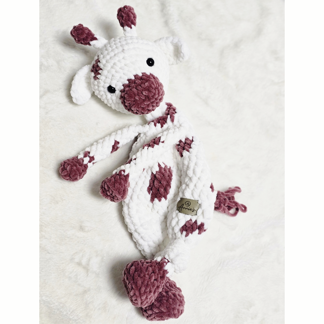 Rosy Giraffe Snuggler