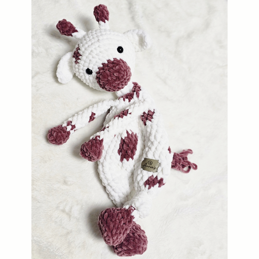 Rosy Giraffe Snuggler